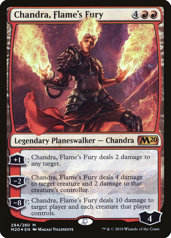 Chandra, Flame's Fury [Core Set 2020] - TCG Master