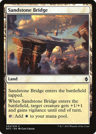 Sandstone Bridge [Battle for Zendikar] - TCG Master