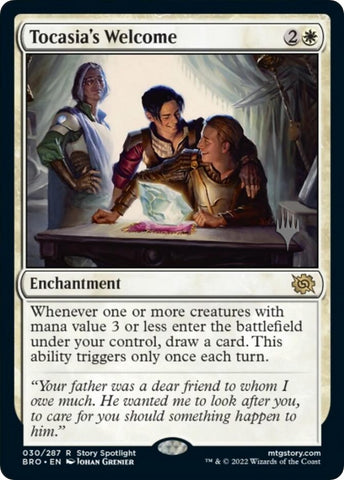 Tocasia's Welcome (Promo Pack) [The Brothers' War Promos]