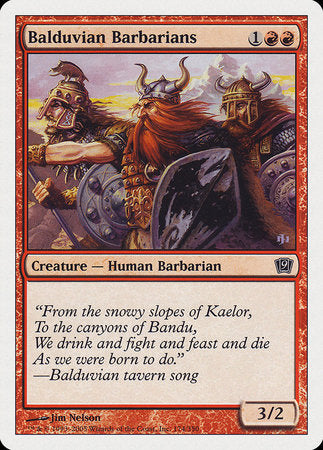 Balduvian Barbarians [Ninth Edition] - TCG Master