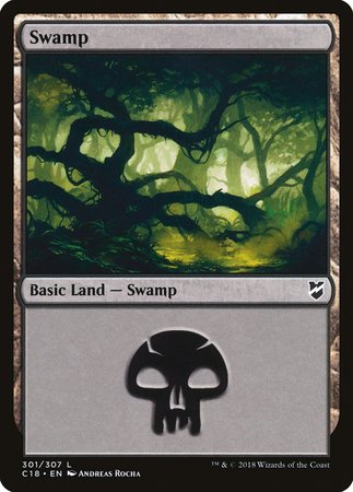 Swamp (301) [Commander 2018] - TCG Master