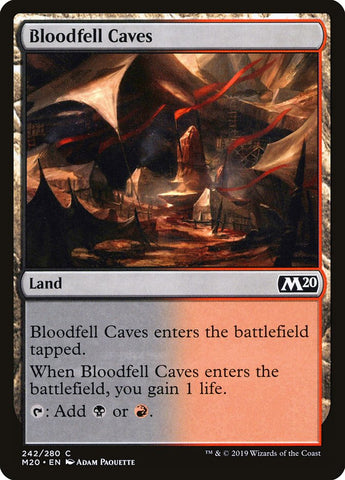 Bloodfell Caves [Core Set 2020] - TCG Master