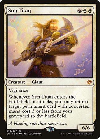 Sun Titan [Archenemy: Nicol Bolas] - TCG Master