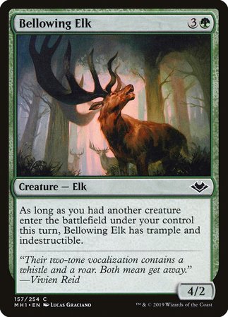 Bellowing Elk [Modern Horizons] - TCG Master