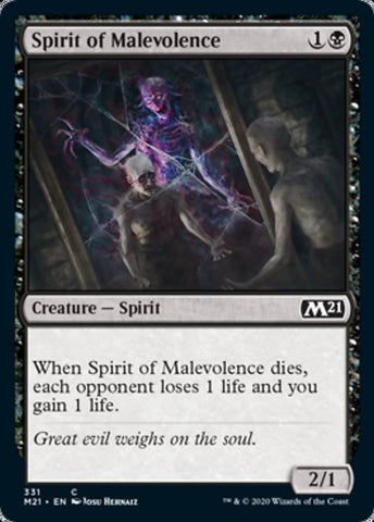 Spirit of Malevolence [Core Set 2021] - TCG Master