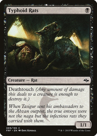 Typhoid Rats [Fate Reforged] - TCG Master