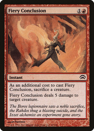 Fiery Conclusion [Planechase 2012] - TCG Master