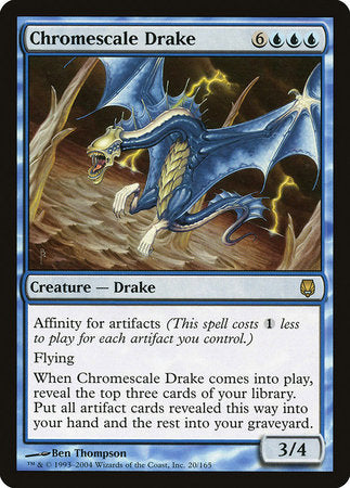 Chromescale Drake [Darksteel] - TCG Master