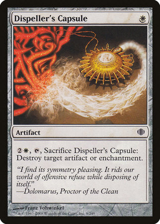 Dispeller's Capsule [Shards of Alara] - TCG Master