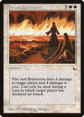 Fire and Brimstone [The Dark] - TCG Master