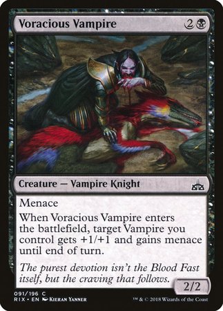 Voracious Vampire [Rivals of Ixalan] - TCG Master