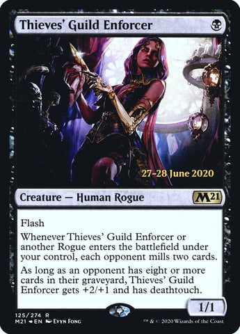 Thieves' Guild Enforcer  [Core Set 2021 Prerelease Promos] - TCG Master