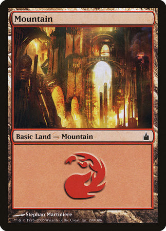 Mountain (299) [Ravnica: City of Guilds] - TCG Master