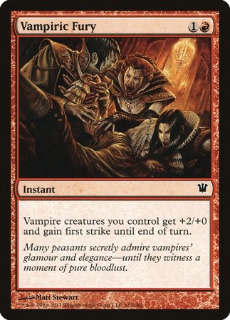 Vampiric Fury [Innistrad] - TCG Master