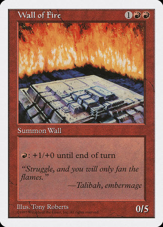 Wall of Fire [Fifth Edition] - TCG Master