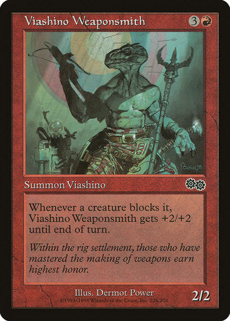 Viashino Weaponsmith [Urza's Saga] - TCG Master