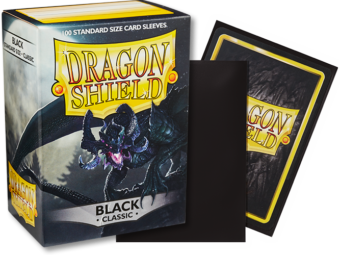 Dragon Shield Standard Sleeve - Black Classic - TCG Master