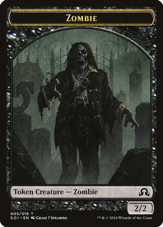 Zombie Token [Shadows over Innistrad Tokens] - TCG Master