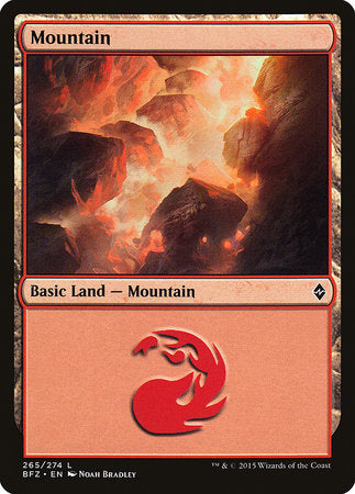 Mountain (265) [Battle for Zendikar] - TCG Master