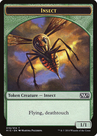 Insect Token (Deathtouch) [Magic 2015 Tokens] - TCG Master