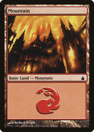 Mountain (302) [Ravnica: City of Guilds] - TCG Master