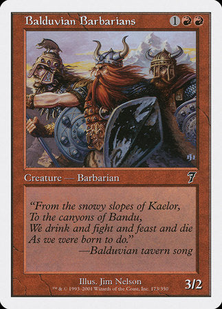 Balduvian Barbarians [Seventh Edition] - TCG Master