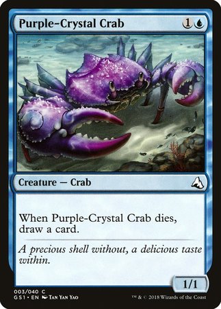 Purple-Crystal Crab [Global Series Jiang Yanggu & Mu Yanling] - TCG Master