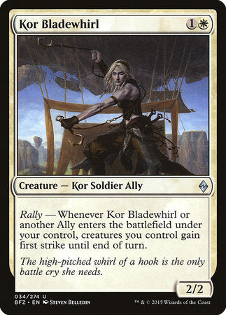 Kor Bladewhirl [Battle for Zendikar] - TCG Master