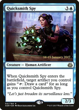 Quicksmith Spy [Aether Revolt Promos] - TCG Master