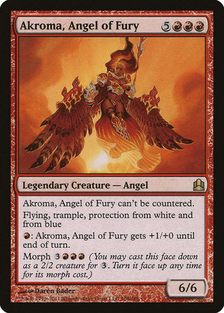 Akroma, Angel of Fury [Commander 2011] - TCG Master