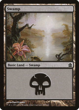 Swamp (307) [Commander 2011] - TCG Master
