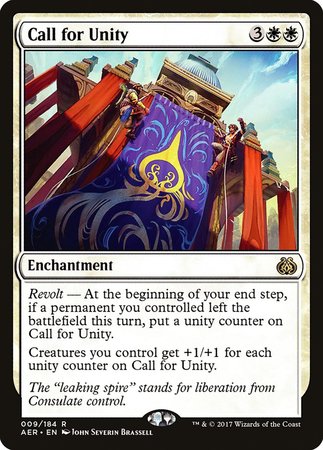 Call for Unity [Aether Revolt] - TCG Master