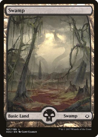 Swamp (187) - Full Art [Hour of Devastation] - TCG Master