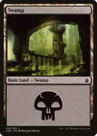 Swamp (304) [Commander Anthology] - TCG Master