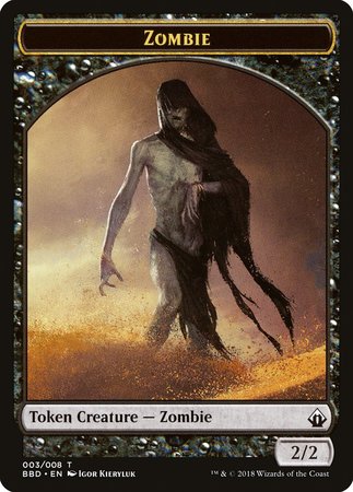 Zombie Token [Battlebond Tokens] - TCG Master