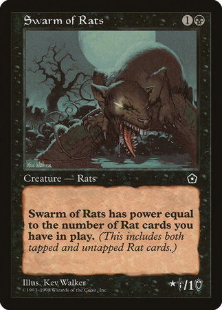 Swarm of Rats [Portal Second Age] - TCG Master