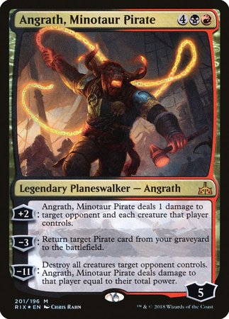 Angrath, Minotaur Pirate [Rivals of Ixalan] - TCG Master
