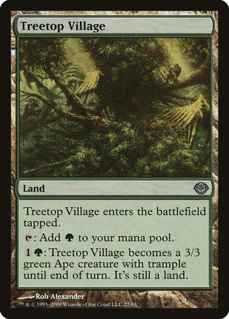 Treetop Village [Duel Decks: Garruk vs. Liliana] - TCG Master