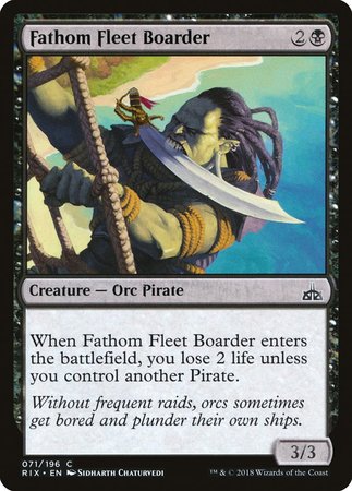 Fathom Fleet Boarder [Rivals of Ixalan] - TCG Master