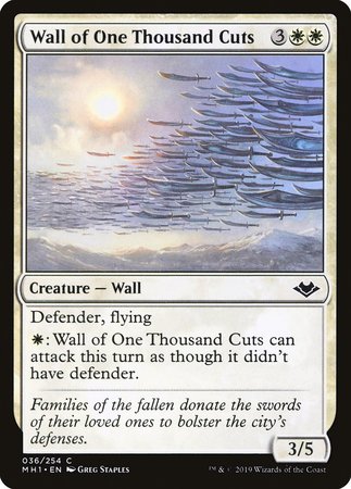 Wall of One Thousand Cuts [Modern Horizons] - TCG Master