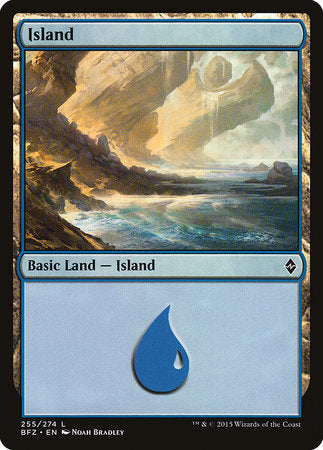 Island (255) [Battle for Zendikar] - TCG Master