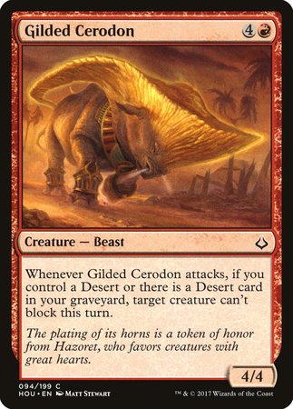 Gilded Cerodon [Hour of Devastation] - TCG Master