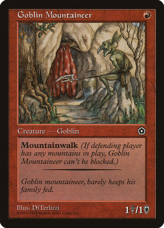Goblin Mountaineer [Portal Second Age] - TCG Master
