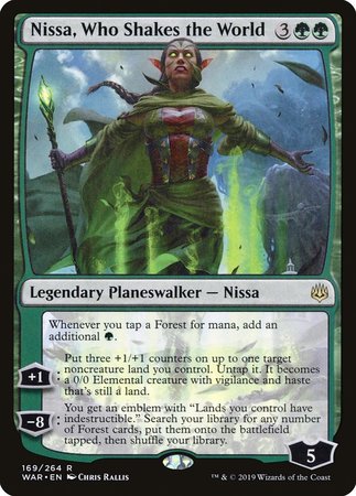Nissa, Who Shakes the World [War of the Spark] - TCG Master