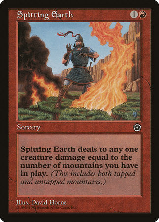 Spitting Earth [Portal Second Age] - TCG Master