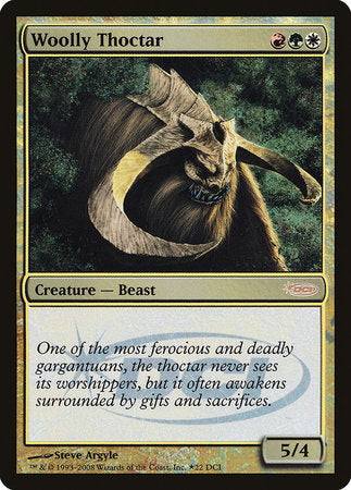 Woolly Thoctar [Wizards Play Network 2008] - TCG Master