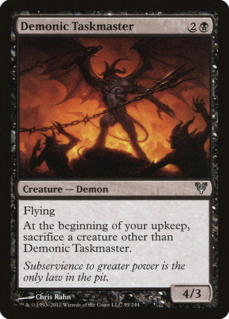 Demonic Taskmaster [Avacyn Restored] - TCG Master