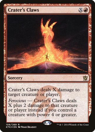 Crater's Claws [Khans of Tarkir Promos] - TCG Master