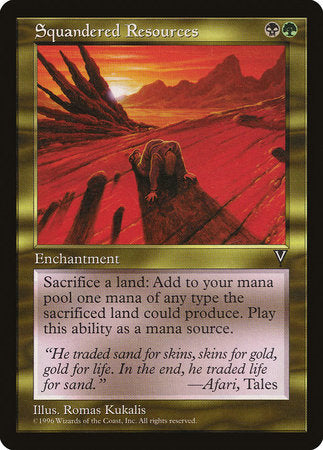 Squandered Resources [Visions] - TCG Master