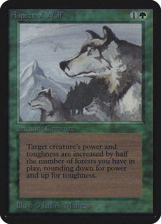 Aspect of Wolf [Limited Edition Alpha] - TCG Master
